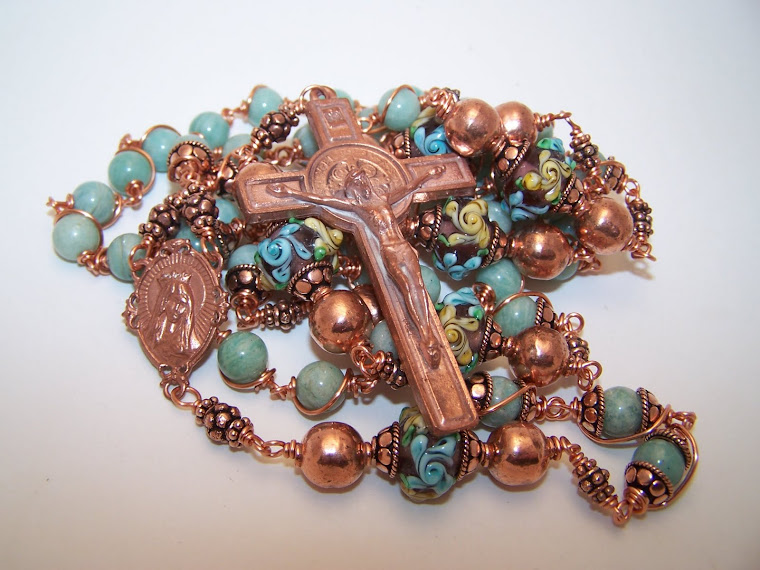 No. 11. SOLID COPPER! Rosary Of The Sacred Heart Of Mary