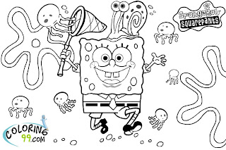 free spongebob squarepants coloring pages