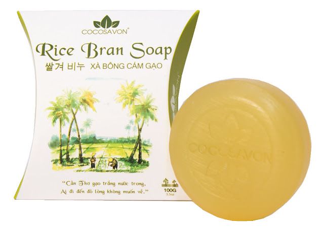  Xà Bông Cám Gạo- Rice Bran Soap 