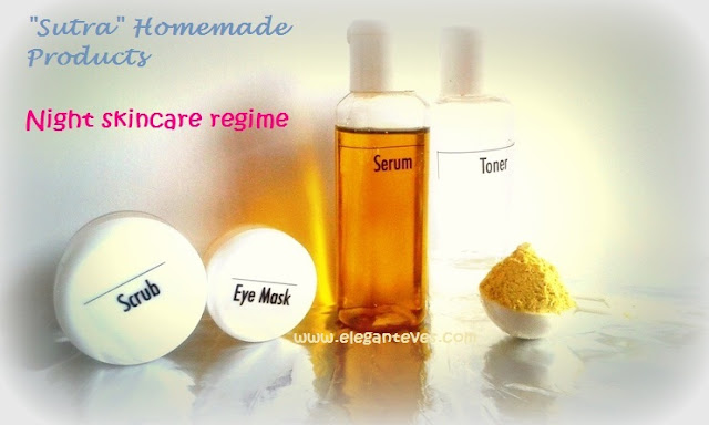 "Sutra" homemade skincare products