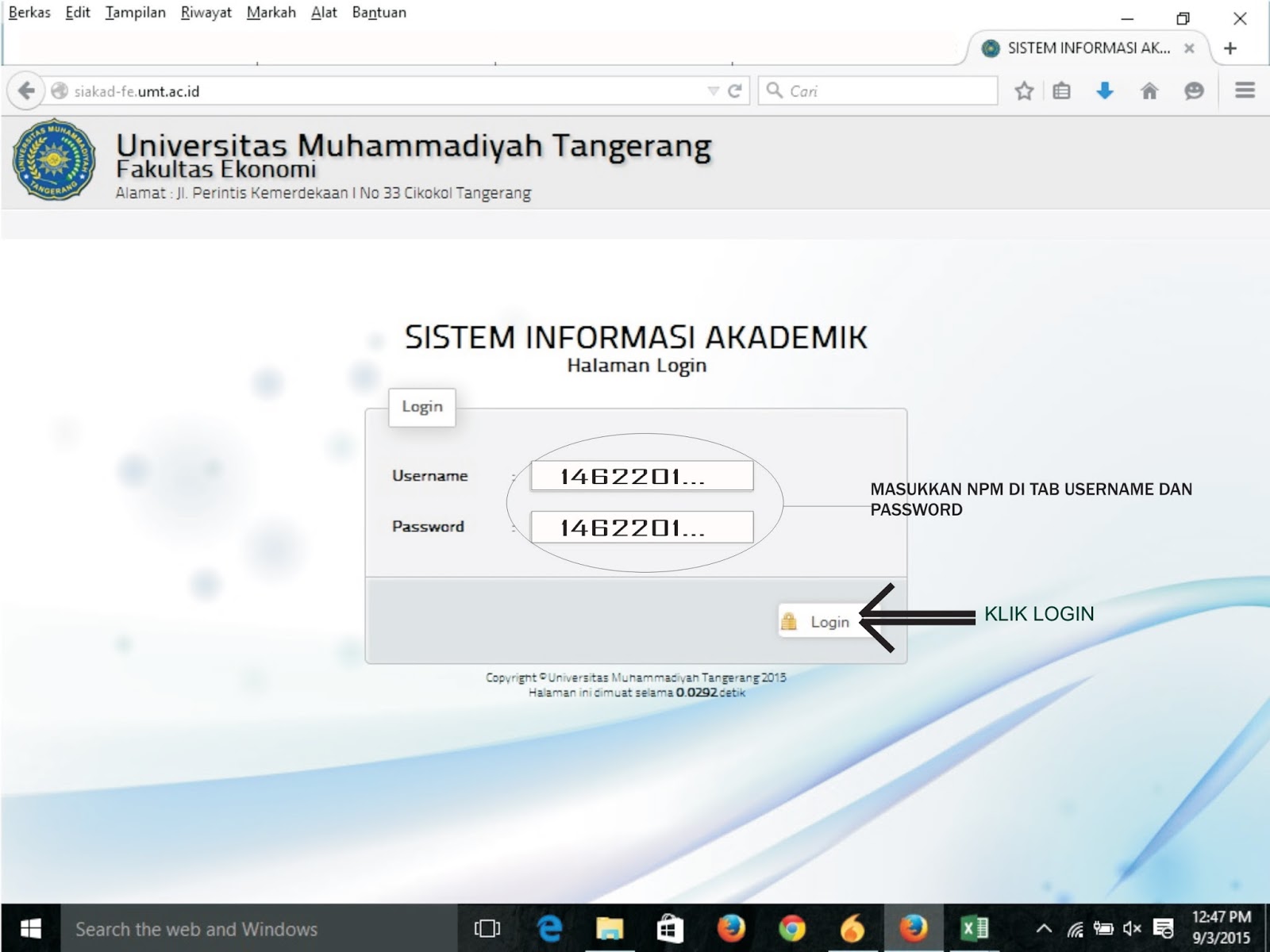 Siakad Fe Umt Cara Golden