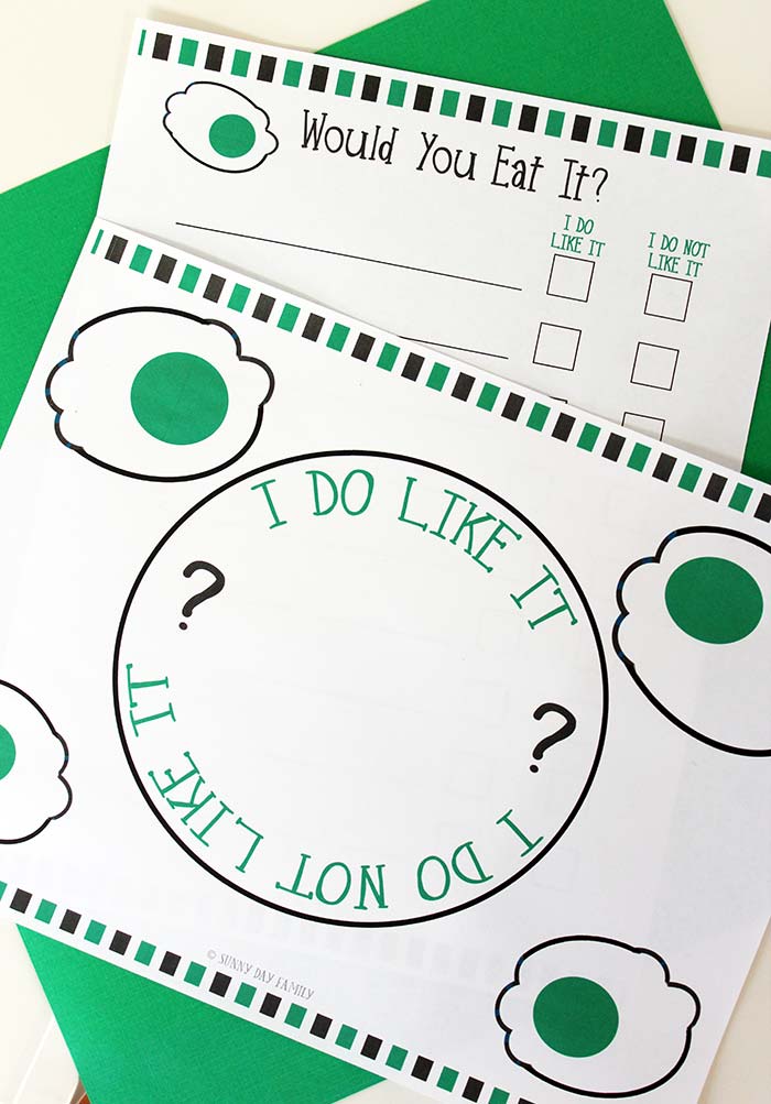 Would You Eat It A Green Eggs Ham Activity Free Printable Sunny Day Family Would You Eat It A Green Eggs Ham Activity Free Printable Sunny Day Family
