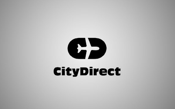City Direct Logo Negative Space contoh logo negative space