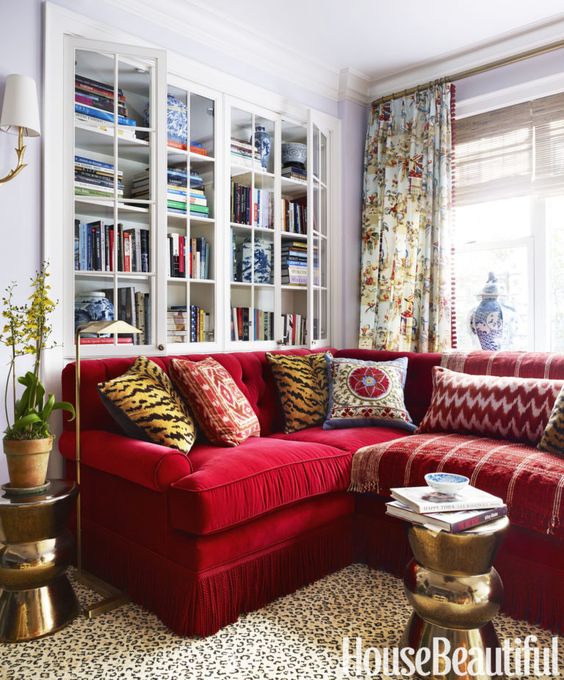 Eye For Design Decorating With Red Furniture