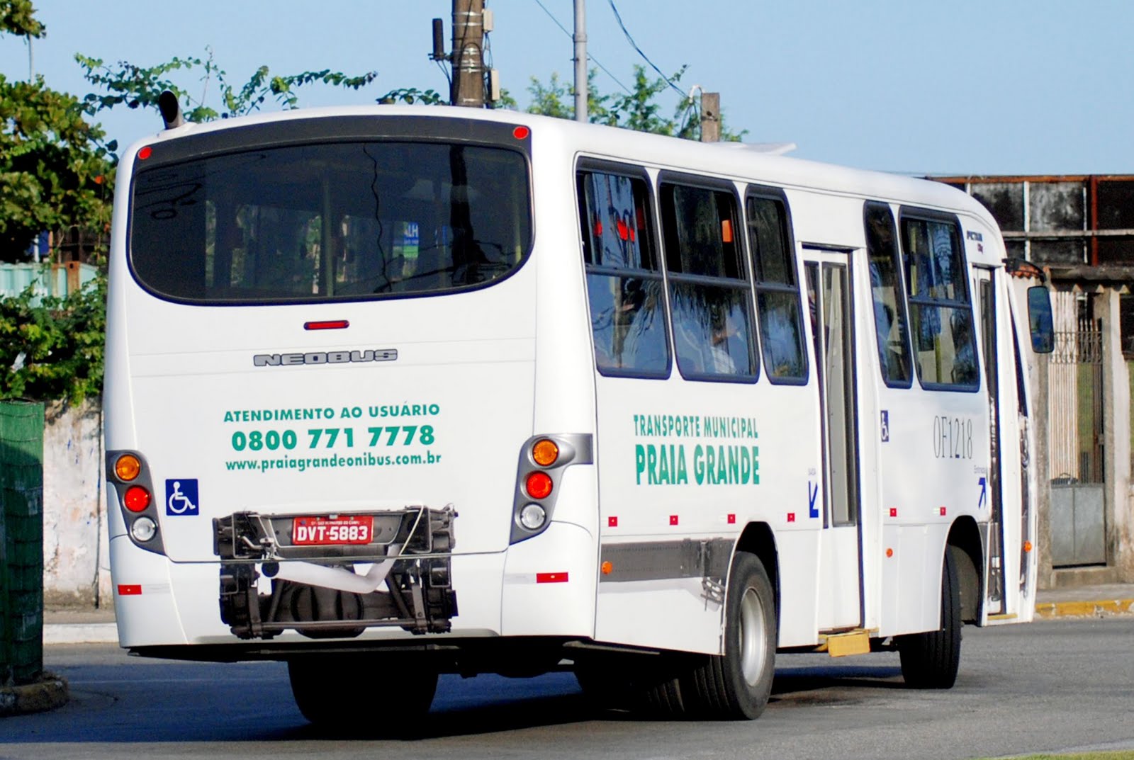 LitoralBus 6 Viação Piracicabana Praia Grande OF 1218 Em Testes