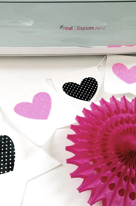 Valentine Heart Banner | Crafting in the Rain