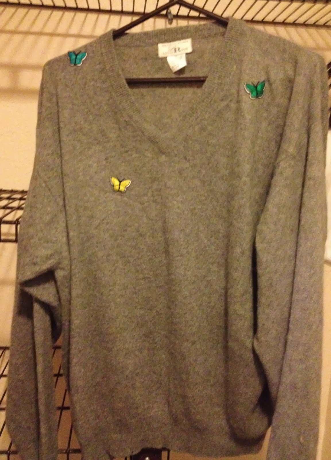 Mend and Make Do Repairing Small Moth Holes in a Cashmere Sweater