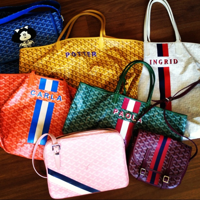... began... just where and how does one acquire a Goyard tote or handbag