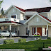 2600 sq-ft 4 bedroom sloping roof villa