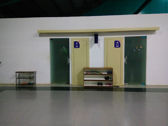 Review Stasiun Kertapati Palembang. Musholla yang adem dan bersih