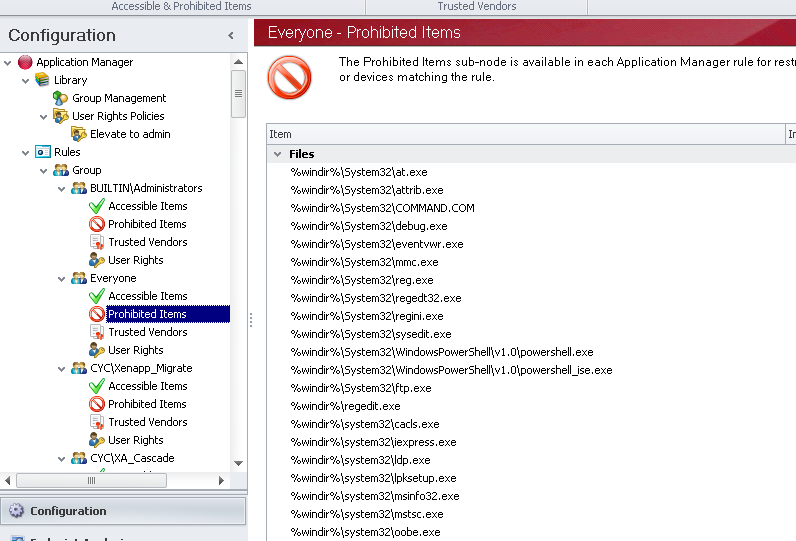 Whitelist antivirus software