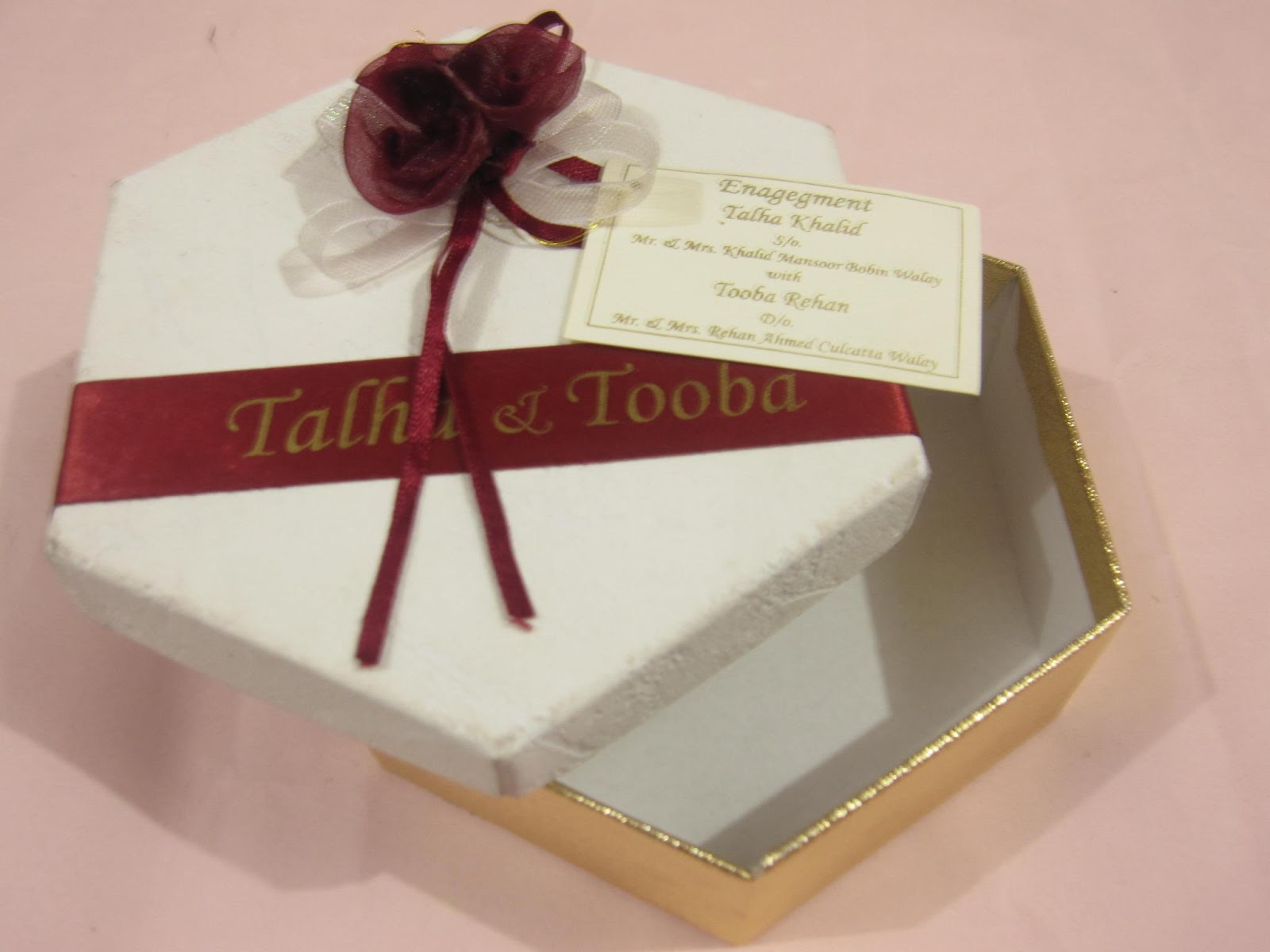 Birth Announcement Boxes, Bid Boxes, Favor Boxes, Wedding Boxes