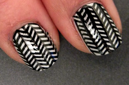 Miss80Million: Herringbone Print Nails - Bundle Monster Stamping ...