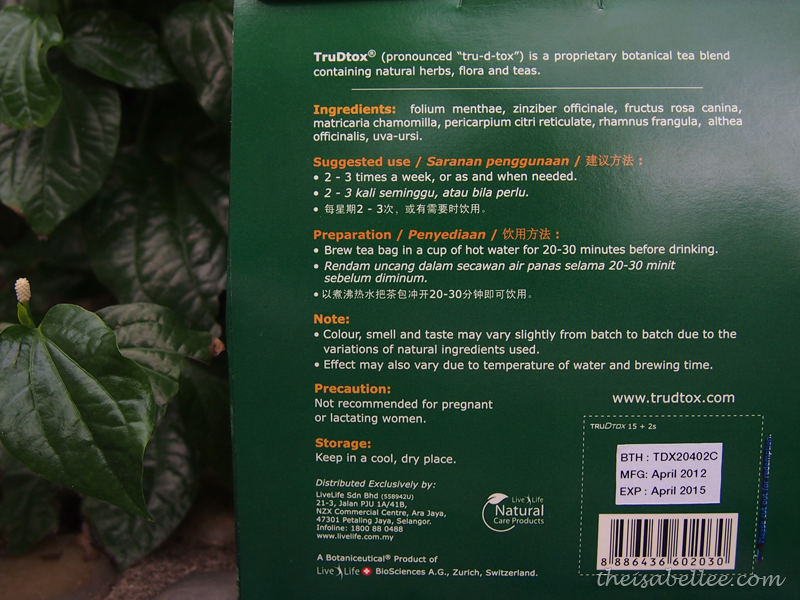 Isabel Lee Malaysian Beauty Lifestyle Blogger TruDtox Review Isabel Lee Malaysian Beauty Lifestyle Blogger TruDtox Review