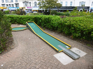 Mini Golf course at Tucks Plot in Dawlish, Devon