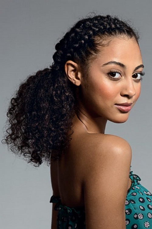 African American Hairstyles Trends and Ideas : Ponytail Hairstyles for