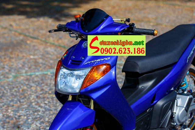 Mẫu sơn xe Yamaha Nouvo 1 màu xanh dương - SƠN XE SÀI GÒN