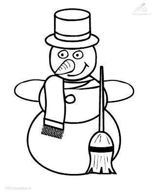 Frosty the Snowman Coloring Page