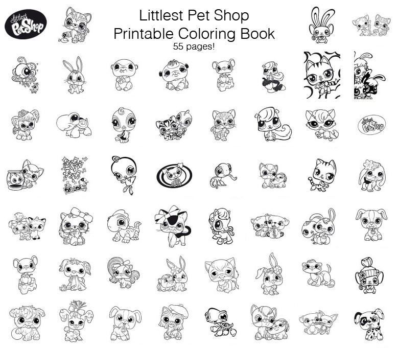 images littlest pet shop coloring pages - photo #44