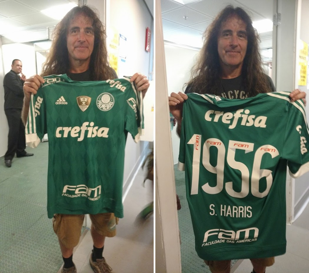 Palmeiras homenageia Maiden e Anthrax com camisas especialmente personalizadas - Female Rock