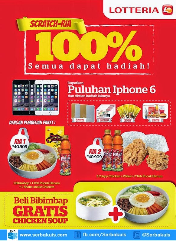 Promo Lotteria Scratch Ria Berhadiah Puluhan iPhone 6 Promo Lotteria Scratch Ria Berhadiah Puluhan iPhone 6