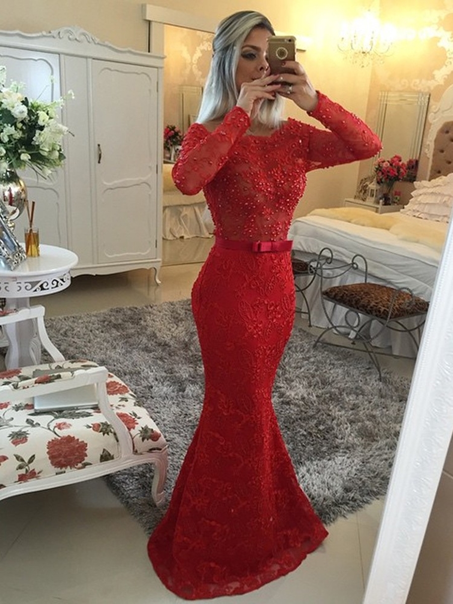 red prom dresses