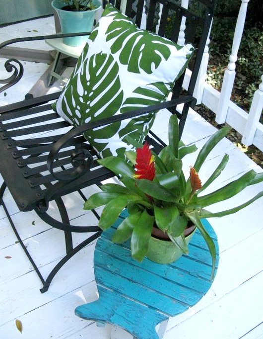 Coastal Fish Side Table