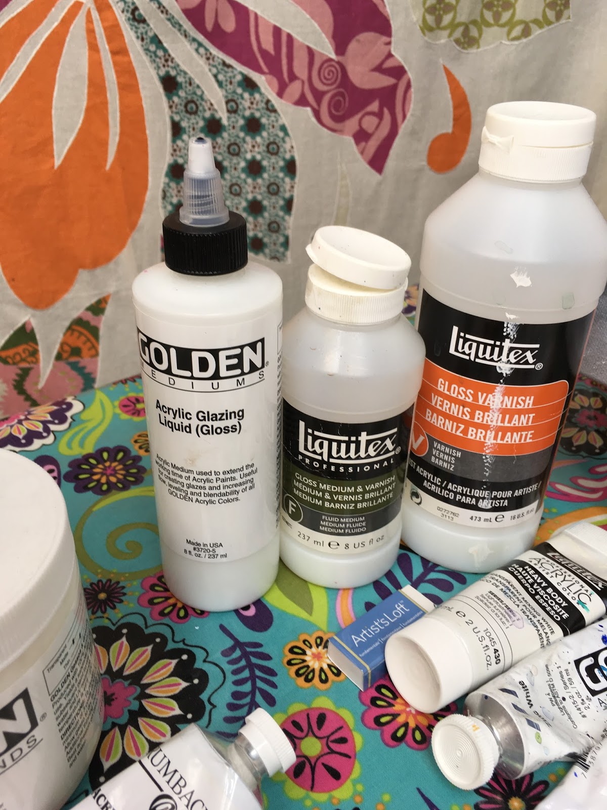 Painting with the Art Sherpa Art Sherpa Materials list