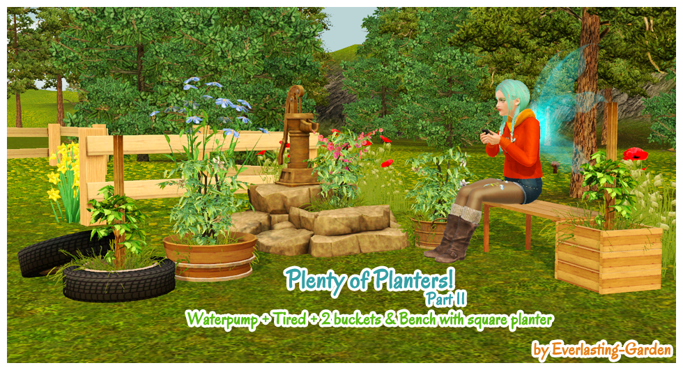 My Sims 3 Blog Plenty of Planters Part II by Everlasting Garden
