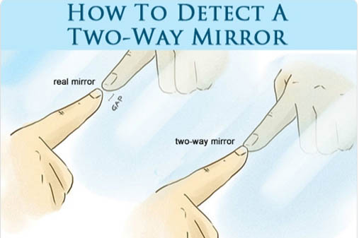 Yu Sanxu How To Detect Two Way Mirror, How To Spot A 2 Way Mirror