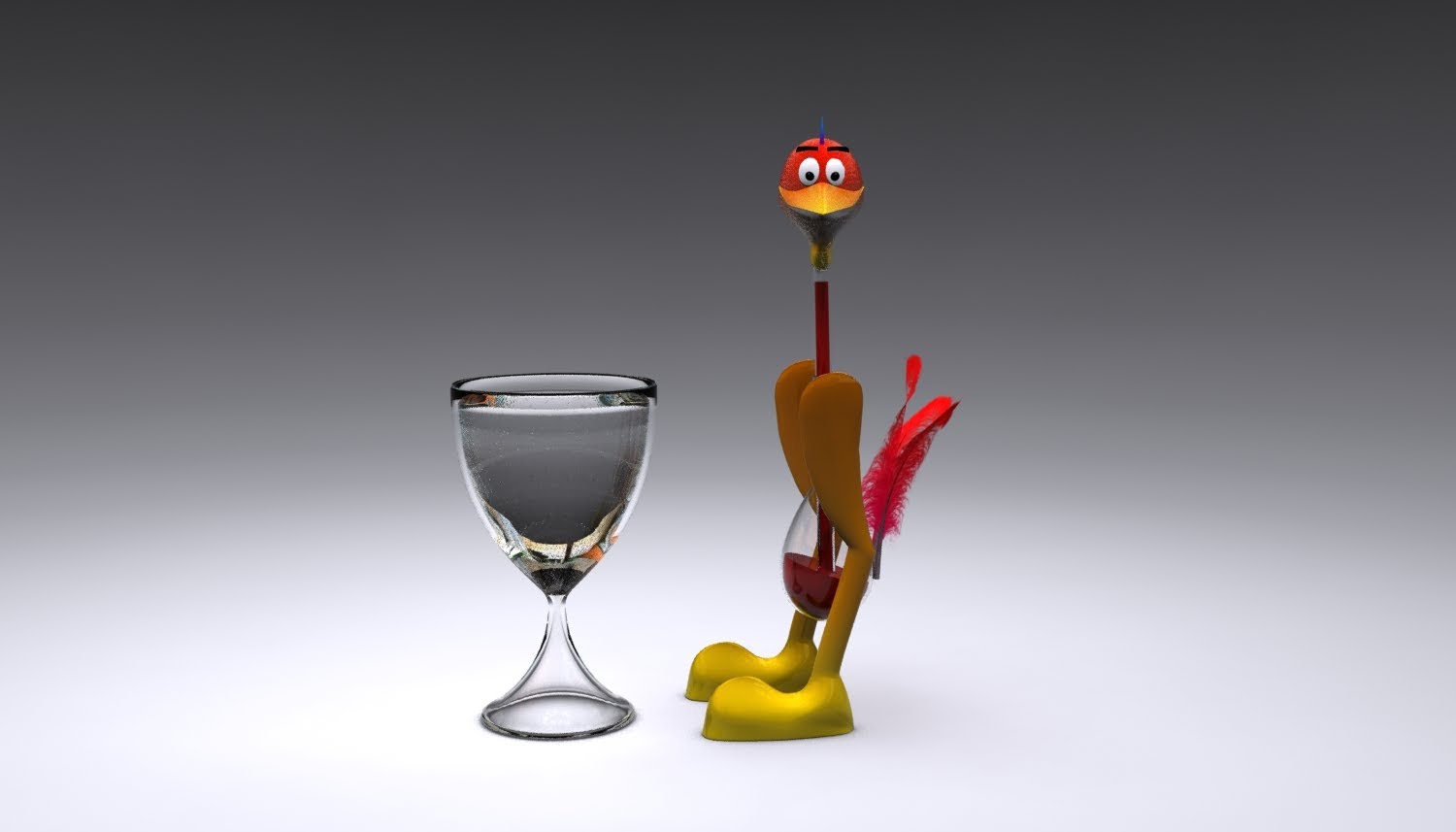 Bird In Everything Water Drinking Bird Toy