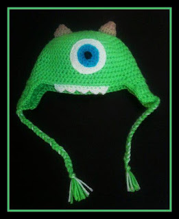 Knitting Love: Mike Wazowski Crochet Hat