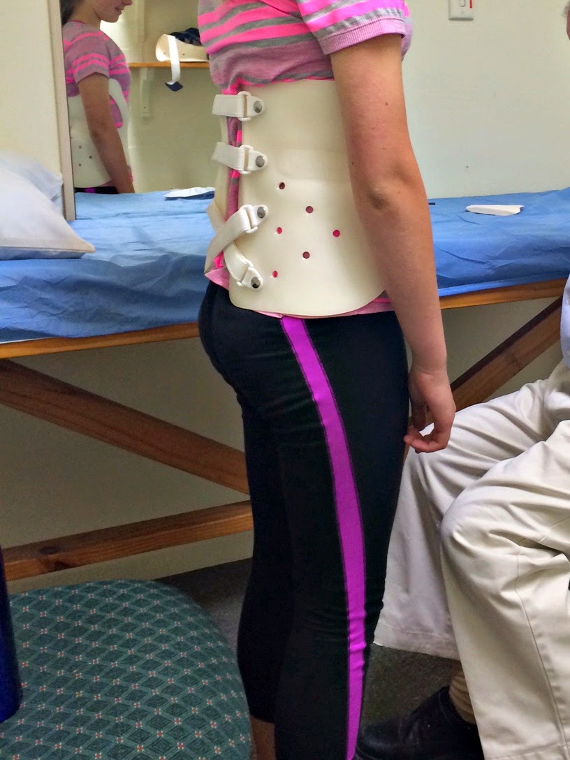 A Welsh girl in Australia Scoliosis back brace