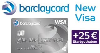 Barclaycard New Visa - kostenlose Kreditkarte mit 25 ...
