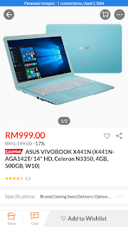 Harga laptop