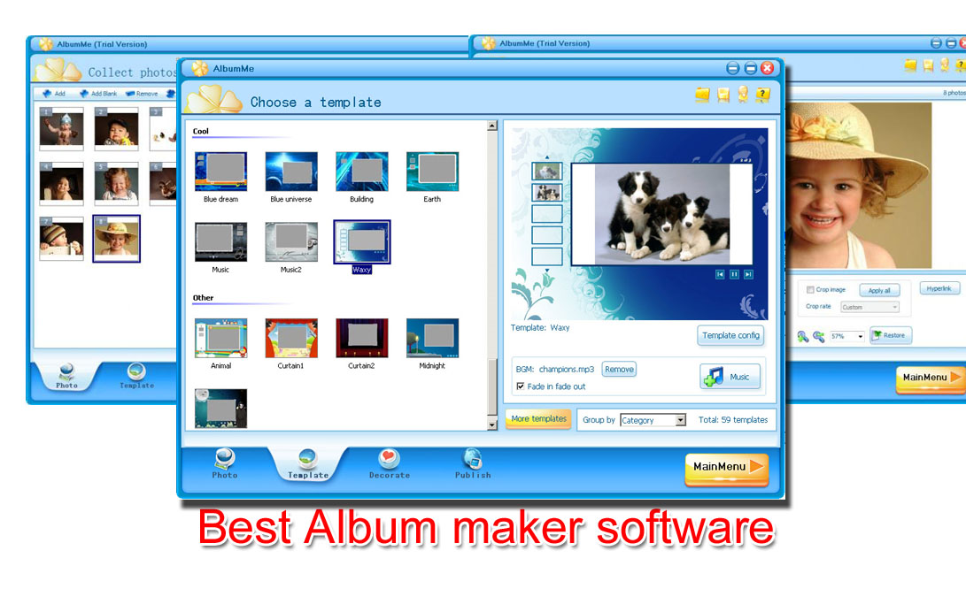 AlbumMe 3.6.7 Free photo slideshow Maker Software Telugu Computer World