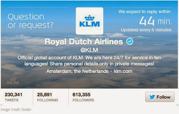 KLM　Tweet