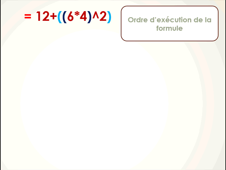Ordre de priorité en utilisant plusieurs parenthèses Ordre de priorité en utilisant plusieurs parenthèses