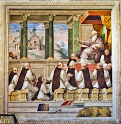 San Jerónimo explicando a los monjes
