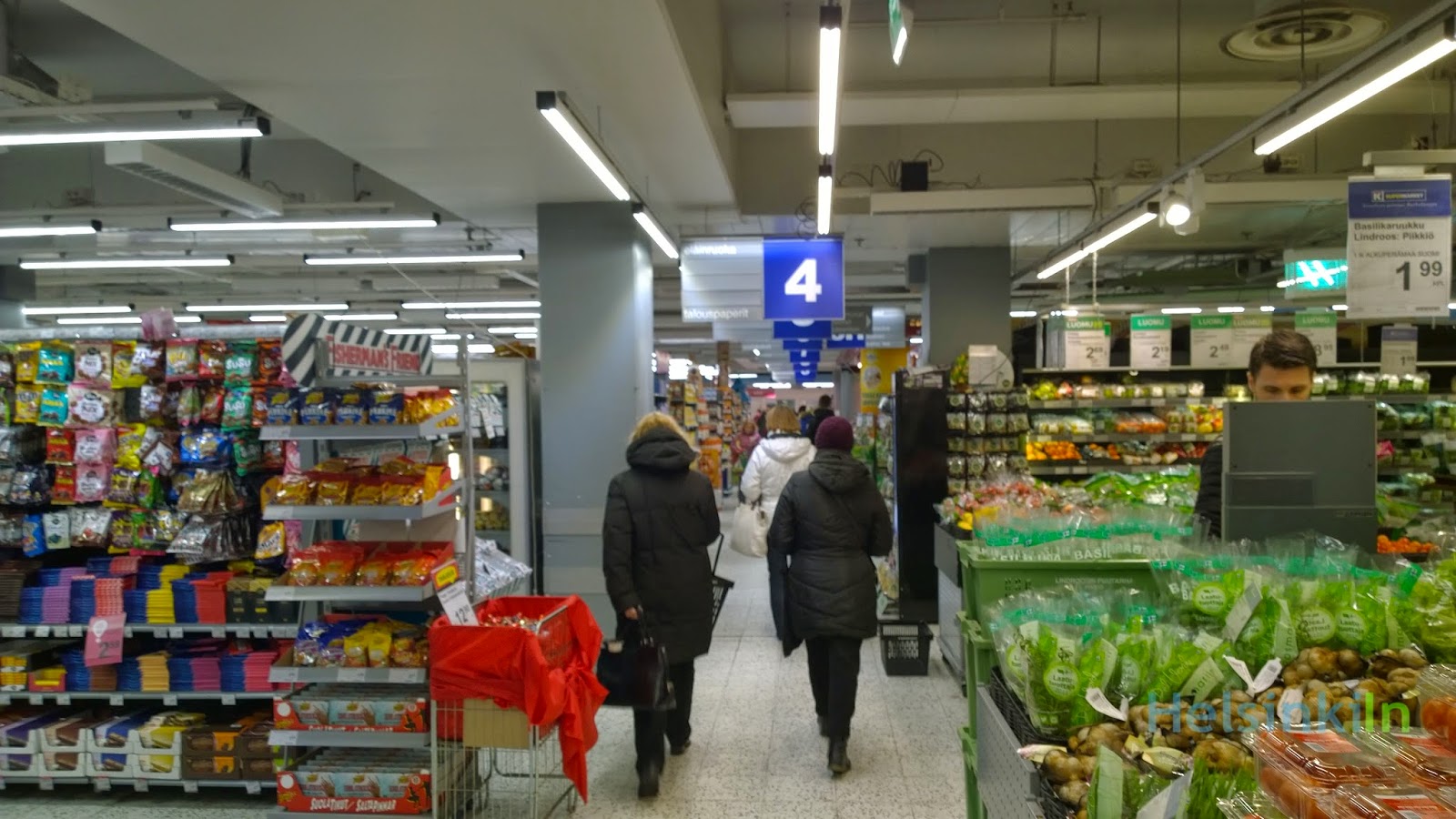 prices in Finnish supermarkets are going down