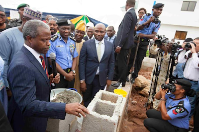 c Photos: VP Yemi Osinbajo at the unveiling of plaque of Nigeria Police Force Crime and Incident Centre