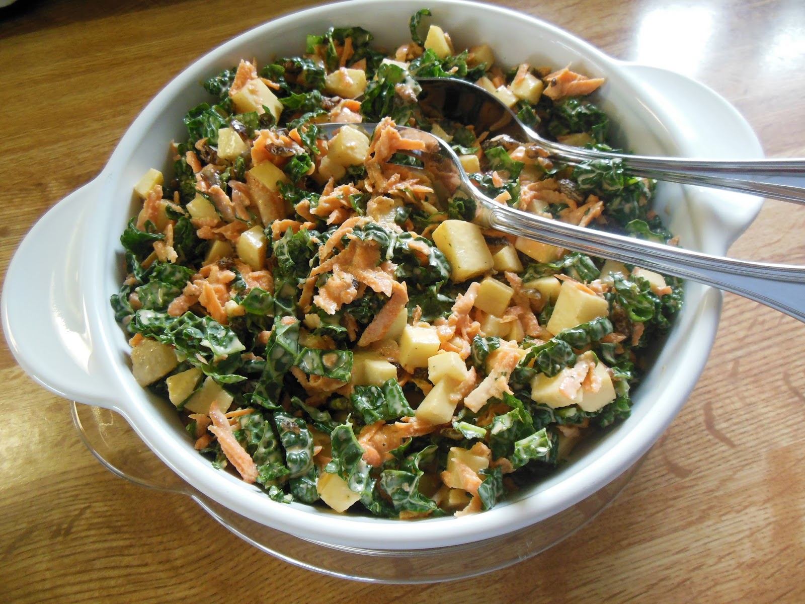 Kale Apple and Carrot Slaw Scratch Made Food! & DIY Homemade Household.