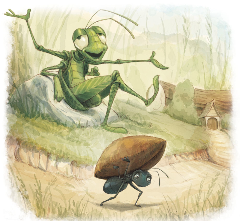 The Grasshopper And The Ant Manhwa Kids Ultimate Zone: The Ant and The Grasshopper