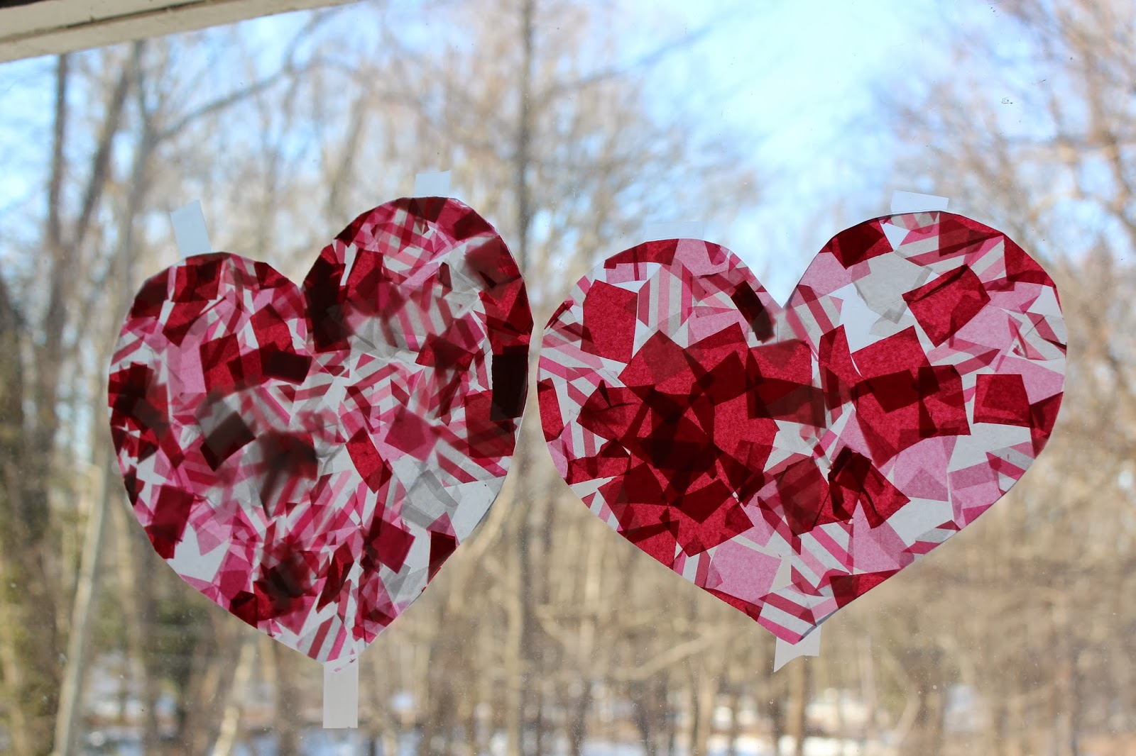 The Blue Barn: Window Valentine
