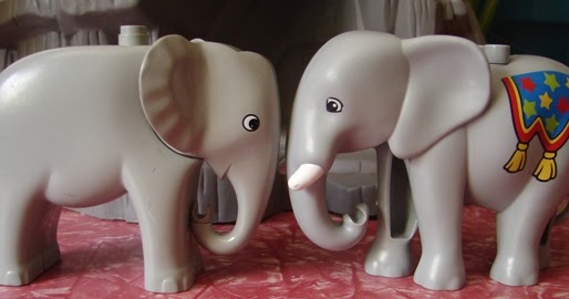 DUPLO Elephants: Old vs. new