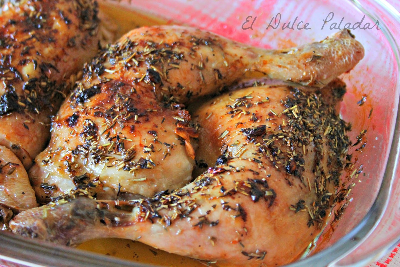 Muslos de pollo a las finas hierbas fácil El dulce paladar