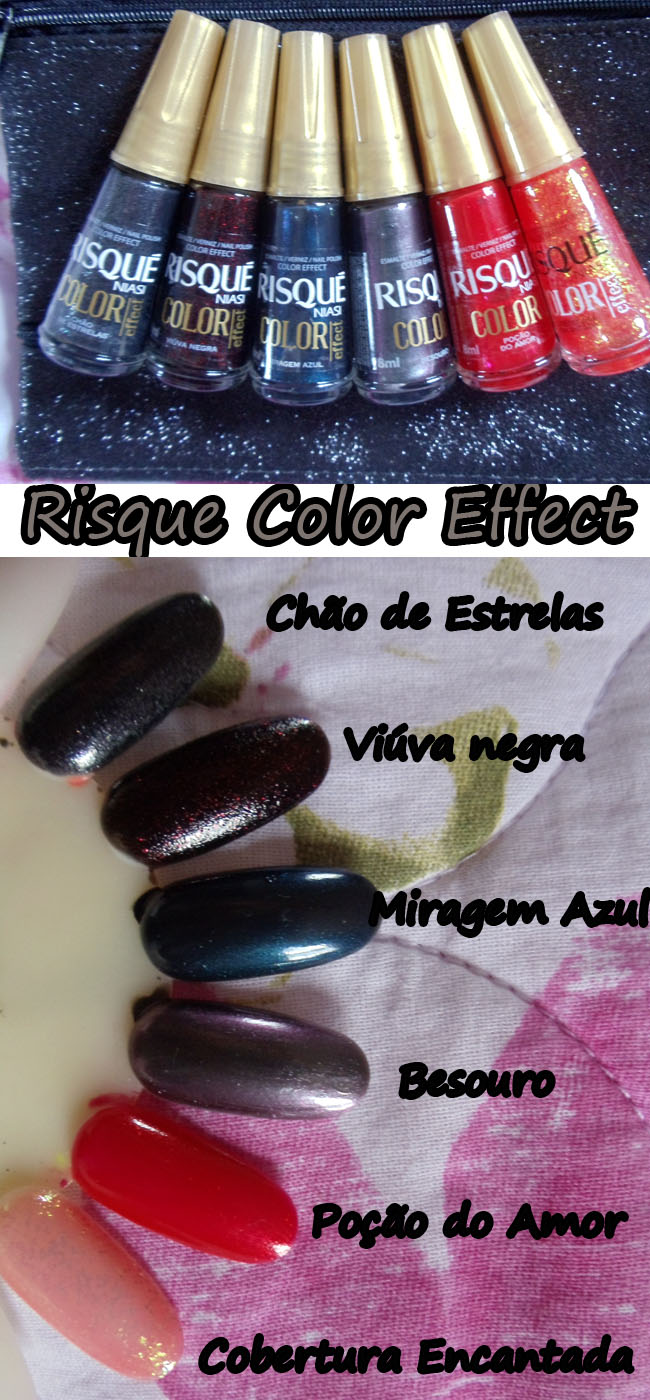 Mais que um blog de beleza: Coleção Risque Color Effect