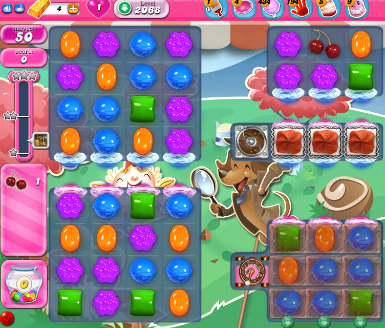 Candy Crush Saga level 2068 Candy Crush Saga level 2068