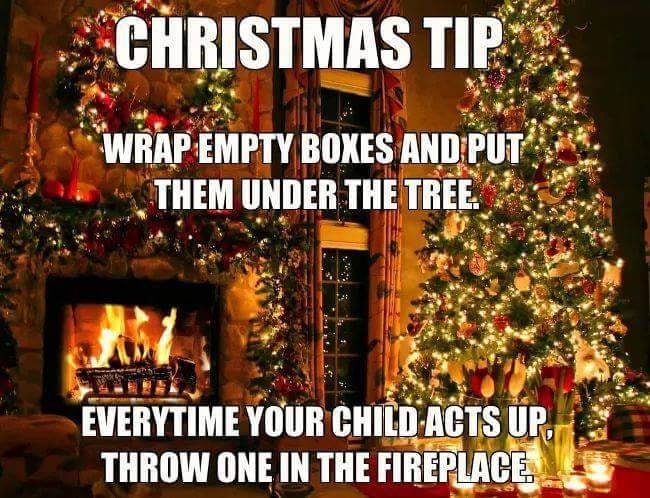 Christmas tip, wrap empty boxes and put them under the tree, everytime