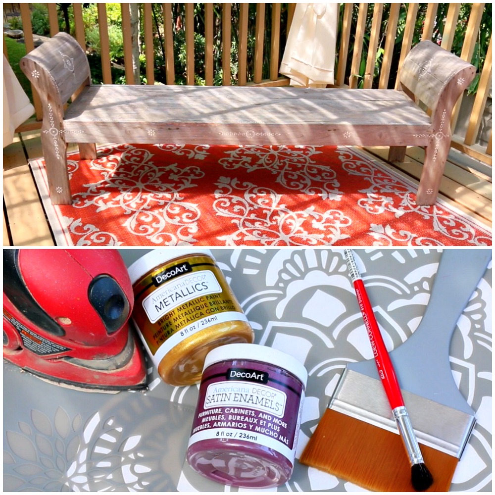 Mark Montano Boho Bench Makeover